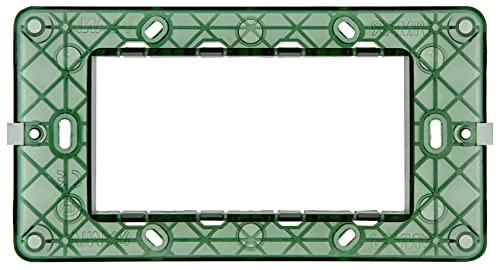 Vimar Plana 14614 support 4 modules avec vis boîtier