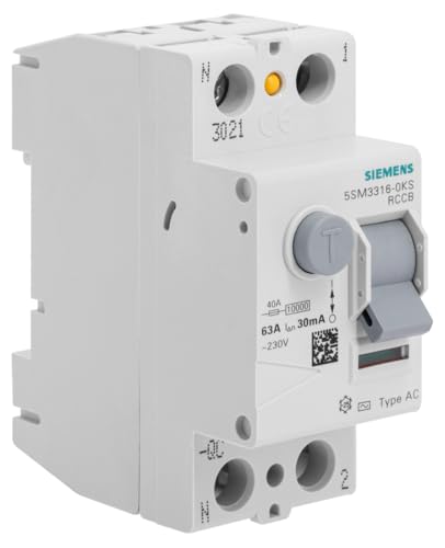 Siemens Sentron interrupteur différentiel 63A 30mA AC