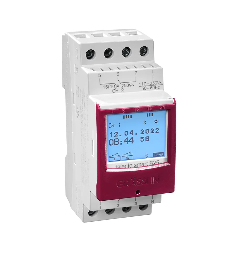 Grasslin talento smart B25 horloge programmable 2 canaux 230V