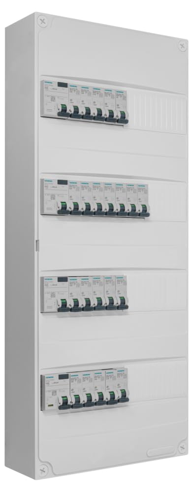 Siemens tableau électrique 4 rangées pré-équipé 63A 22 disjoncteurs