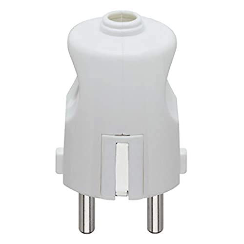 Vimar fiche 16A 2P+T 00231.B blanc sortie axiale