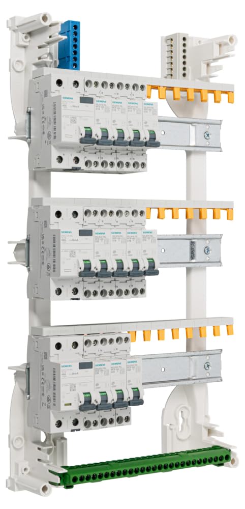 Siemens tableau 3 rangées pré-équipé 40A 63A 11 disjoncteurs