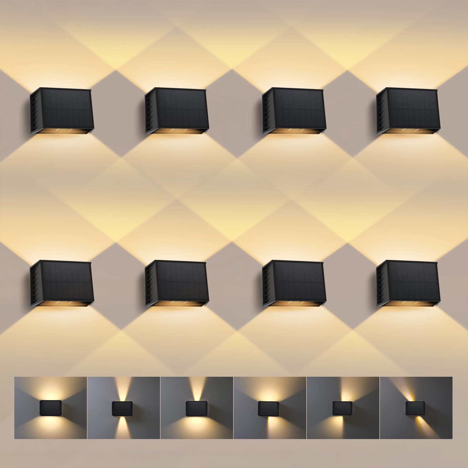 T-Sun Wall Lights applique solaire vintage détecteur lot 2