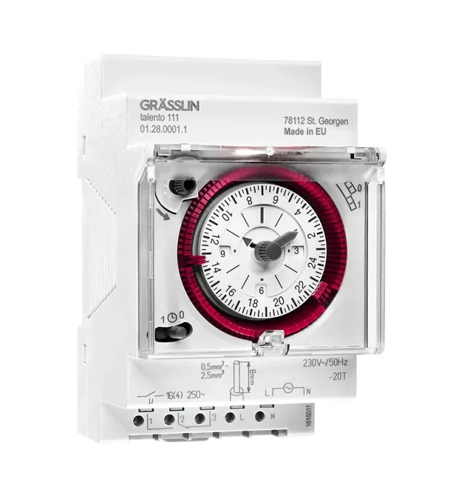 Grasslin talento 111 horloge programmable analogique rail DIN