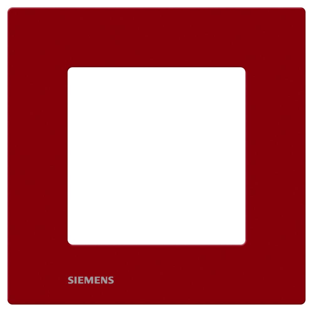 Siemens Delta Viva plaque simple rouge