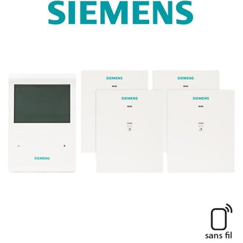 Siemens RDE100.1FPRFS pack programmateur fil pilote 3 zones