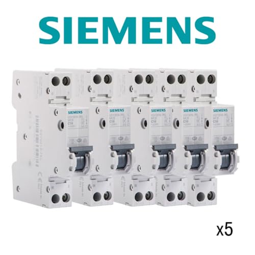 Siemens SENTRON Disjoncteur 16A Phase+Neutre Lot 5 Courbe C