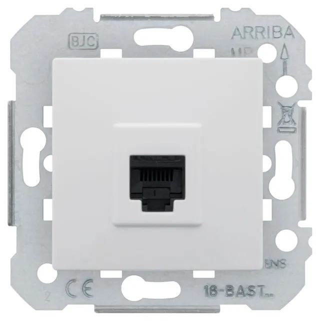 Siemens Delta Viva prise RJ45 blanc réseau