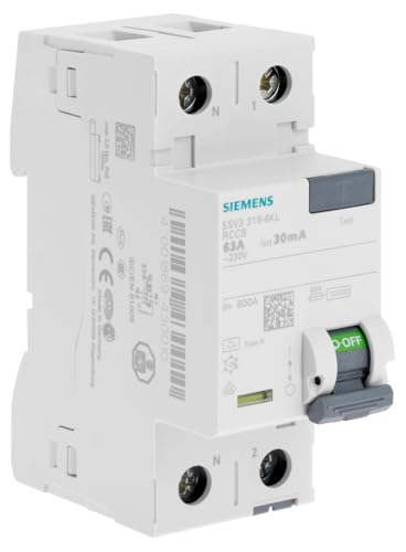 Siemens Sentron interrupteur différentiel 30mA 63A Type A