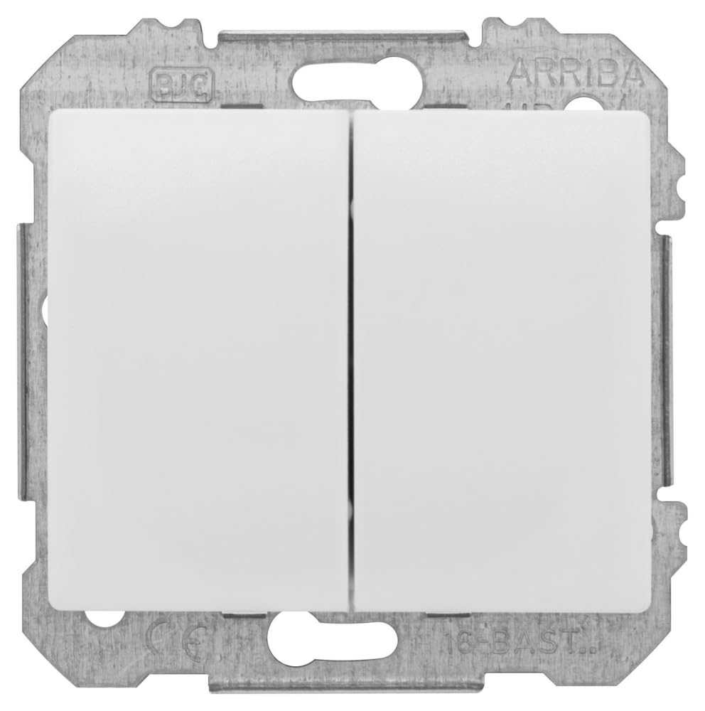 Siemens Delta Iris interrupteur va-et-vient blanc + poussoir