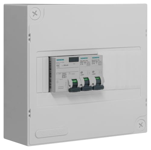Siemens Tableautin pré-équipé 40A 30mA 10A+16A