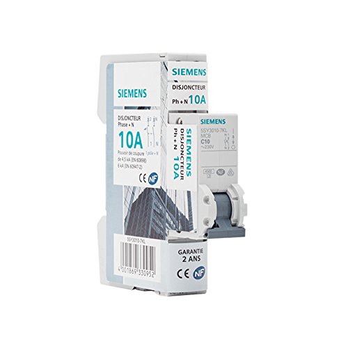 Siemens SENTRON disjoncteur 10A Ph+N courbe C 4,5 kA 230V