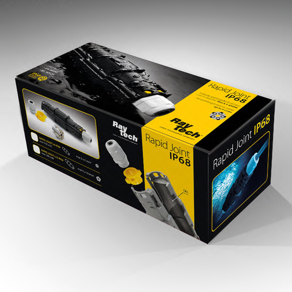Raytech Rapid Joint IP68 joint gel câble 1 kV 5 pôles