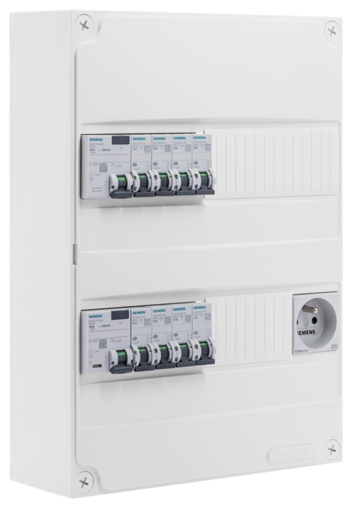Siemens Tableau Électrique Pré-Équipé 2 Rangées 26 Modules