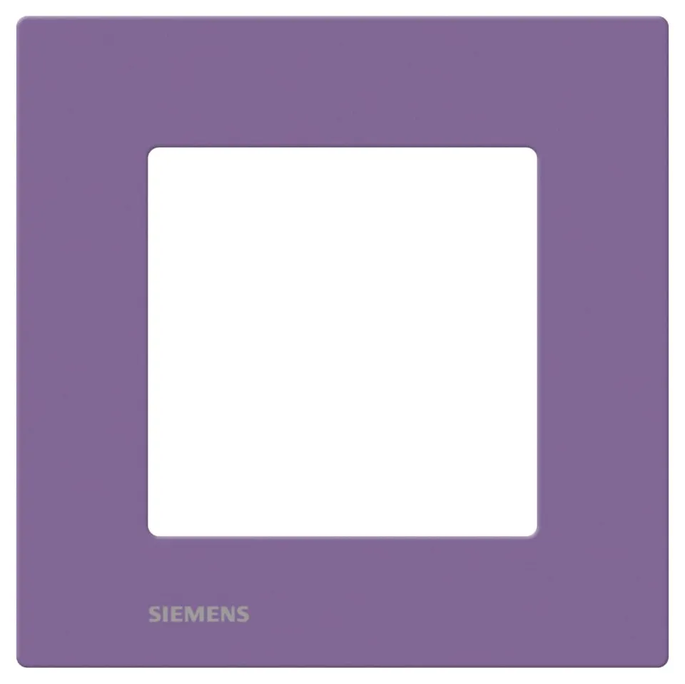 Siemens Delta Viva plaque simple violet interrupteur et prise