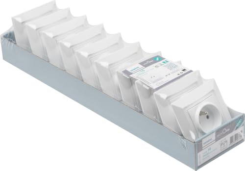 Siemens Delta One lot 10 prises 2P+T blanc