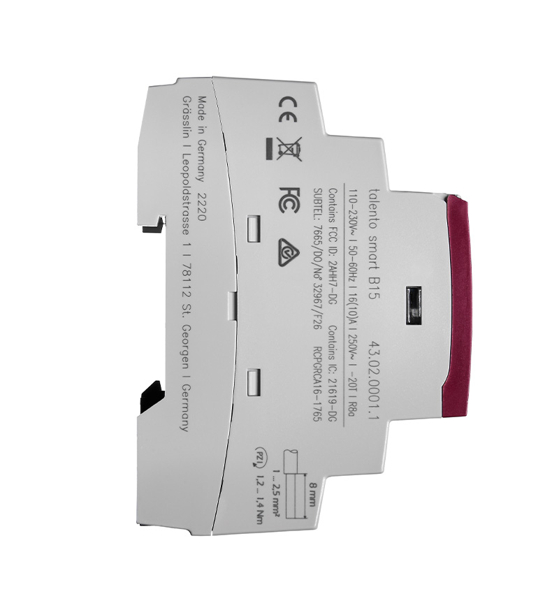 Grasslin talento smart B15 programmateur rail connecté