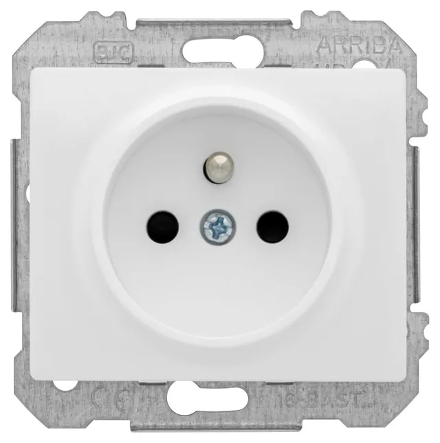 Siemens Delta Iris prise 2P+T blanc à éclipses