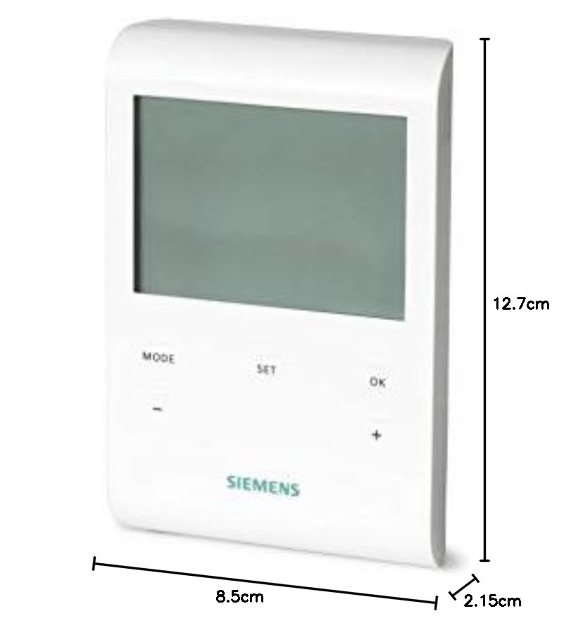 Siemens RDE100 thermostat d'ambiance programme horaire 5-35°C