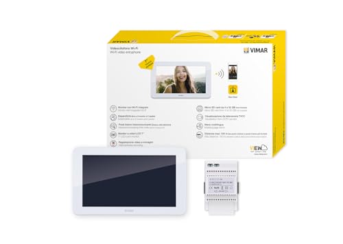 Vimar K42957 Moniteur Tactile 7 Pouces WiFi Mains Libres