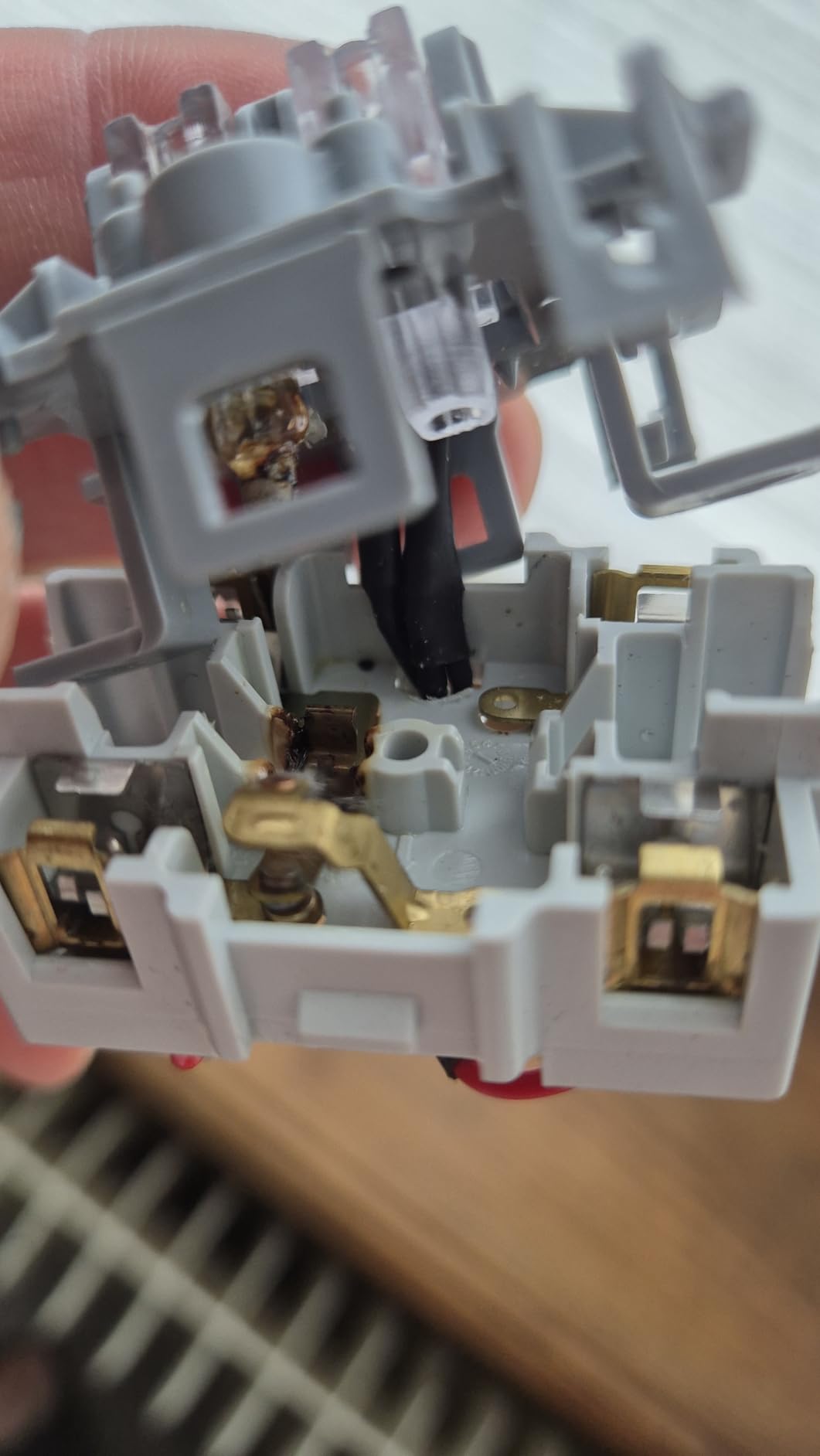 Siemens IP54 interrupteur étanche va-et-vient à voyant gris