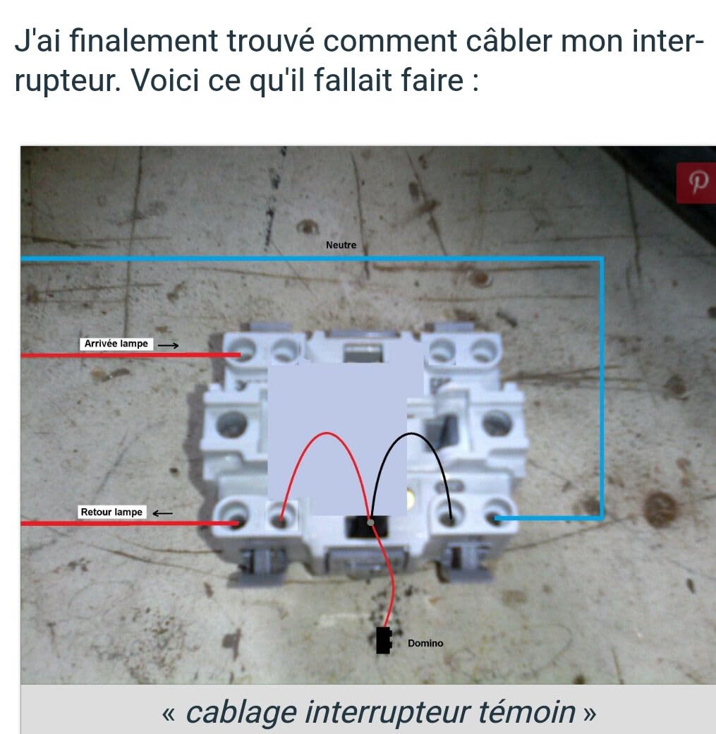 Siemens IP54 interrupteur étanche va-et-vient à voyant gris