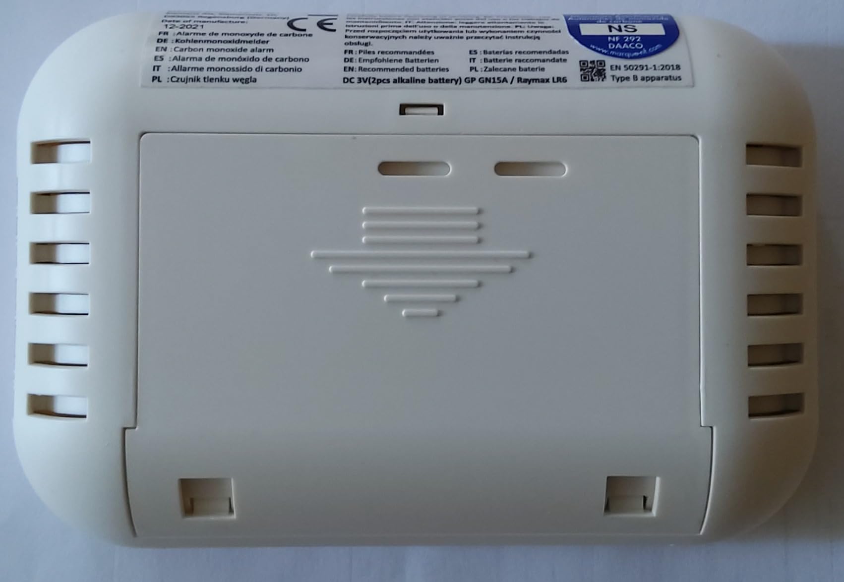 Siemens Delta détecteur fumée NF + monoxyde pack alarme