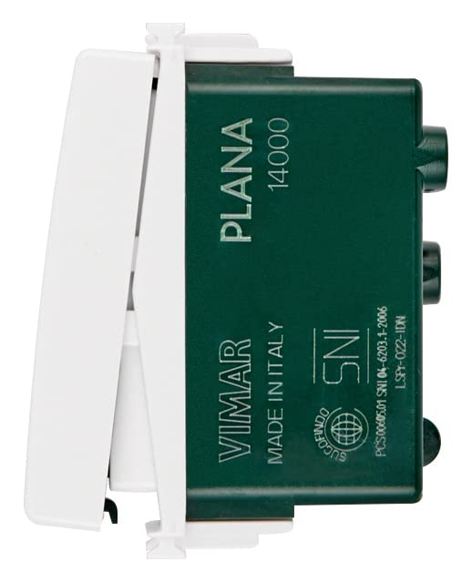 Vimar Plana 14000 interrupteur 1P 10AX blanc éclairable