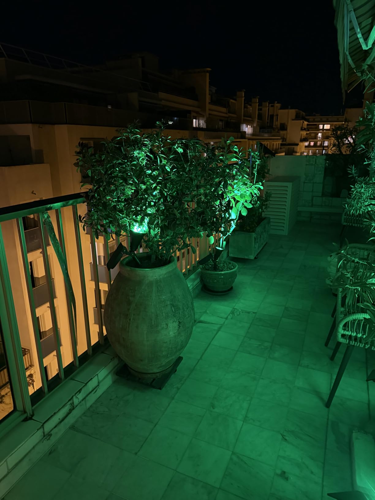 T-Sun Spot Lights spot solaire vert 4 pièces IP65