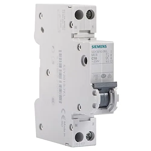 Siemens SENTRON disjoncteur 10A Ph+N courbe C 4,5 kA 230V
