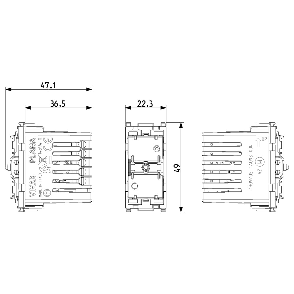 Vimar Plana 14594.0 commande store connectée Zigbee