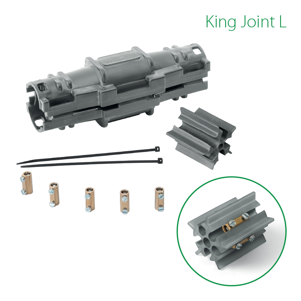 Raytech Joints King Joint manchon gel 0,6/1 kV 5 pôles