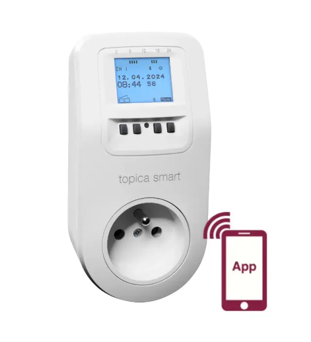 Grasslin topica smart F horloge astronomique connectée 230V