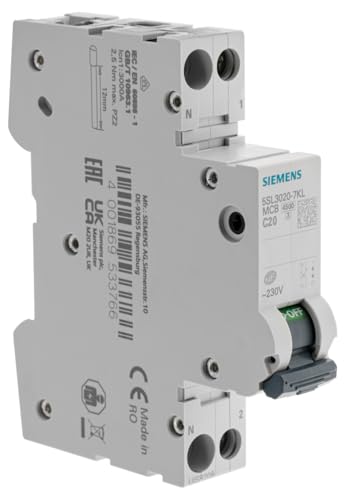 Siemens Sentron disjoncteur Ph+N 20A courbe C 4,5kA