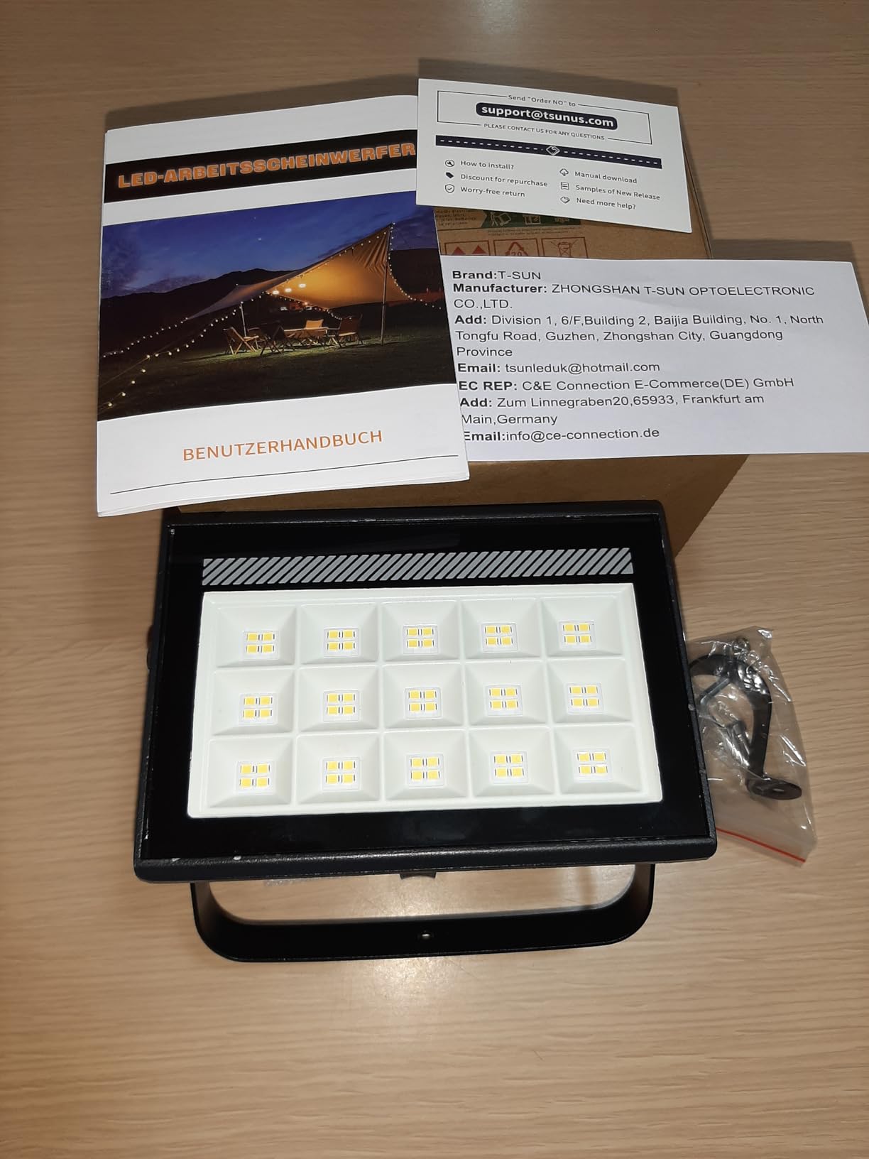 T-Sun Work Lights projecteur LED 60W 4500LM Dewalt