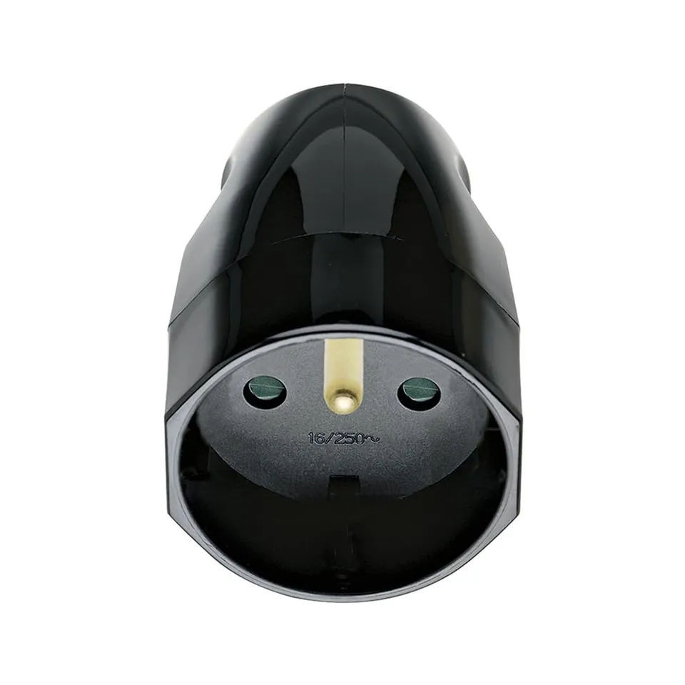 Vimar 00251 prise Sicury 2P+T 16A noir