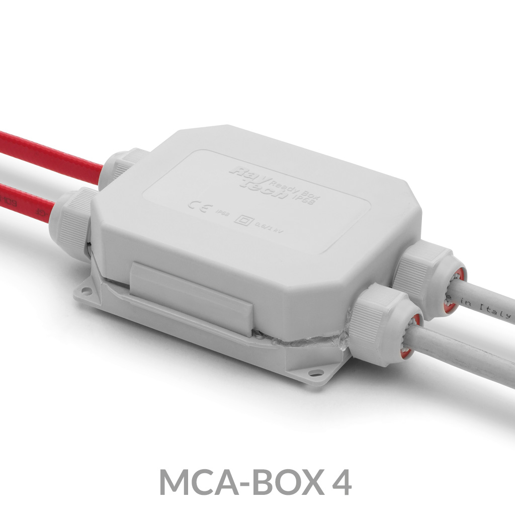 Raytech MCA Box boîte de dérivation gel IP68 3 entrées