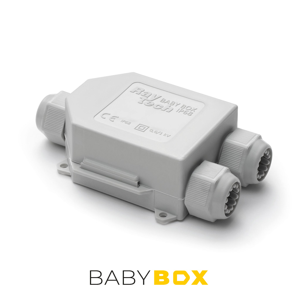 Raytech Joints Ready Box IP68 boîte jonction gel 16 mm