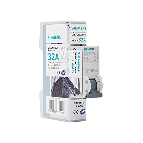 Siemens Sentron disjoncteur 32A Ph+N courbe C 4,5kA