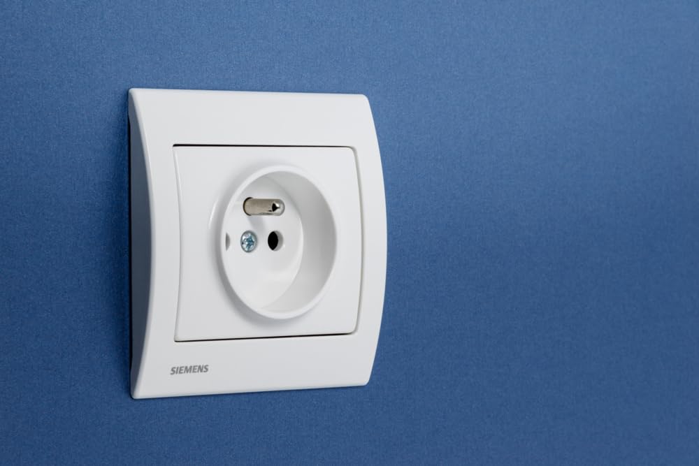 Siemens Delta Iris prise 2P+T blanc à éclipses