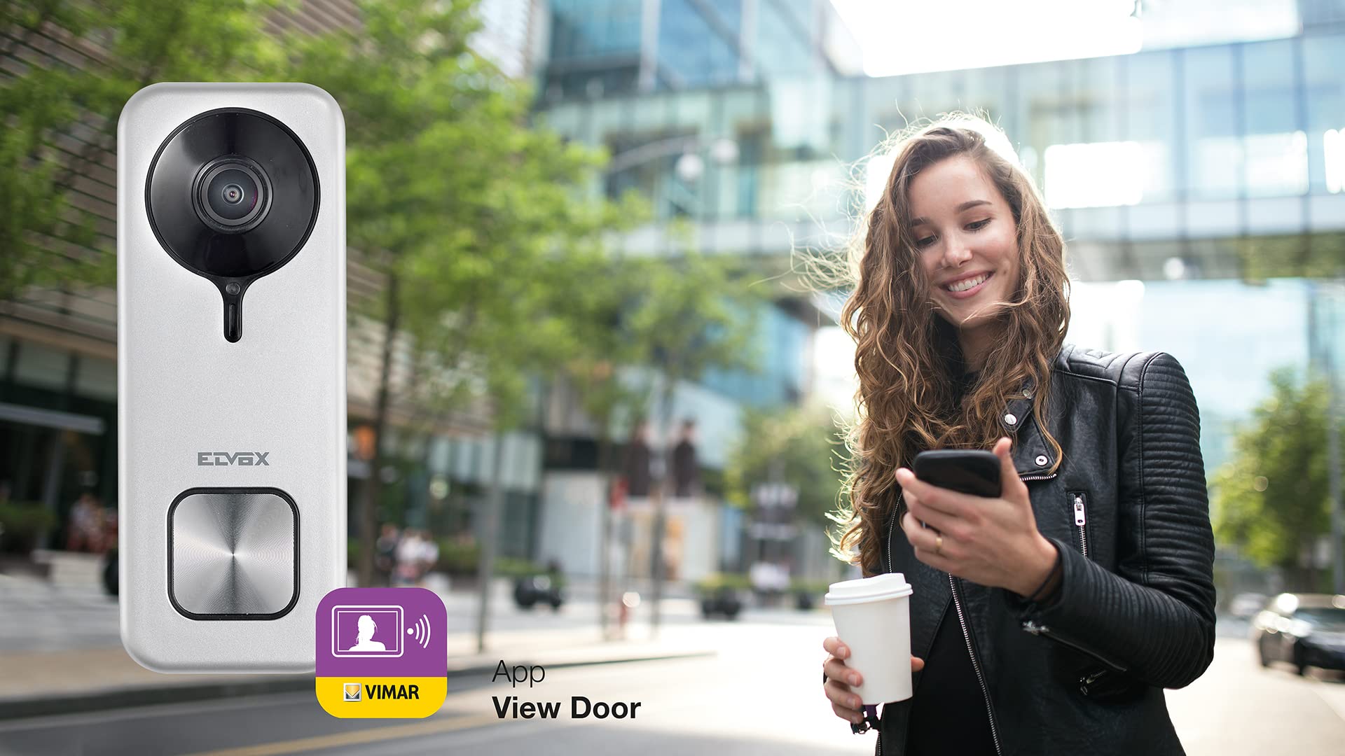 Vimar K40965 Kit Sonnette Vidéo WiFi Vision Nocturne