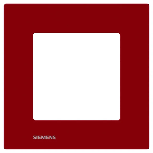 Siemens Delta Viva plaque simple rouge
