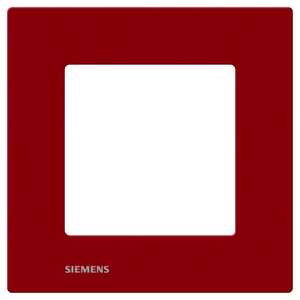 Siemens Delta Viva plaque simple rouge