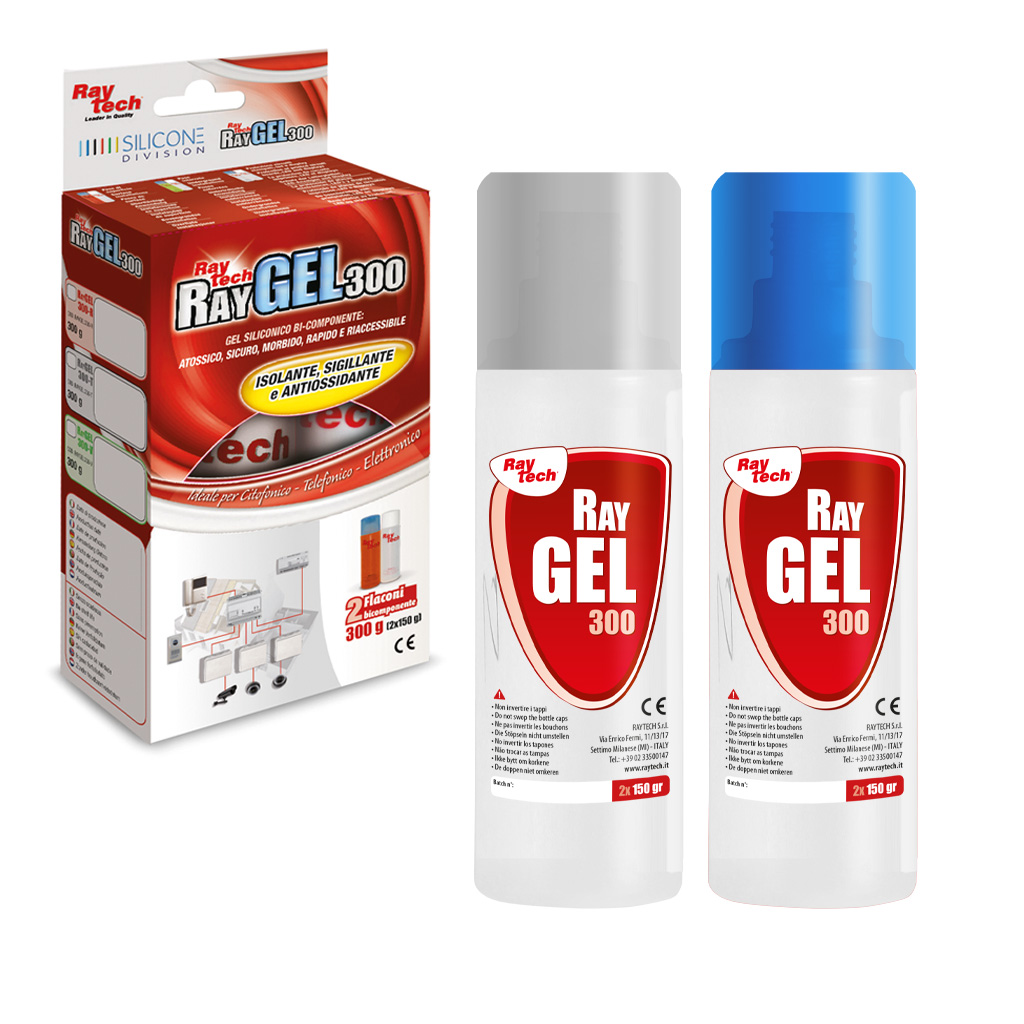 Raytech Ray Gel silicone bicomposant isolation LED 2 composants