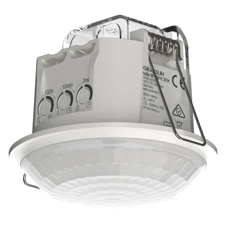Grasslin talis M 360 E 2CH détecteur de mouvement plafond 2 canaux
