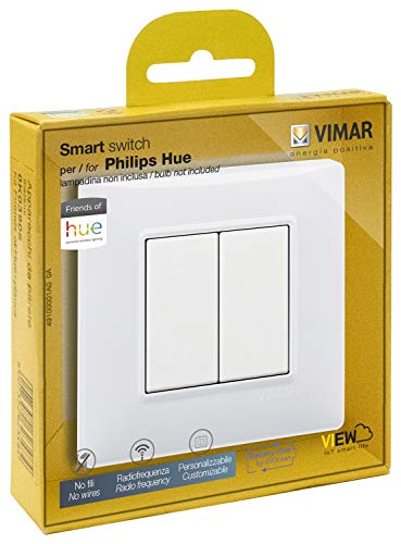 Vimar Plana 0K03906.04 interrupteur sans fil Hue blanc