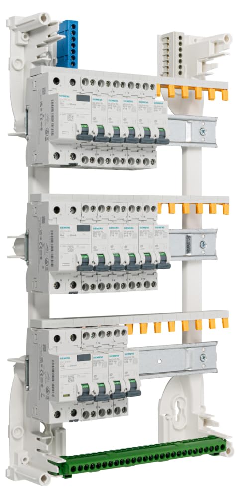 Siemens tableau électrique 3 rangées pré-équipé 13 disjoncteurs 3 ID