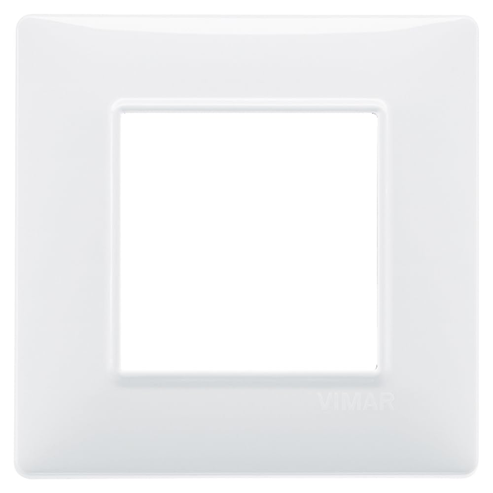 Vimar Plana plaque 2 modules blanc 14642.01 technopolymère