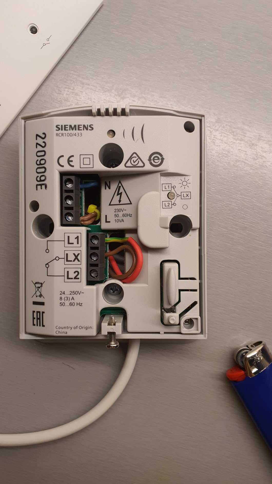 Siemens RDH100RF thermostat sans fil LCD chauffage