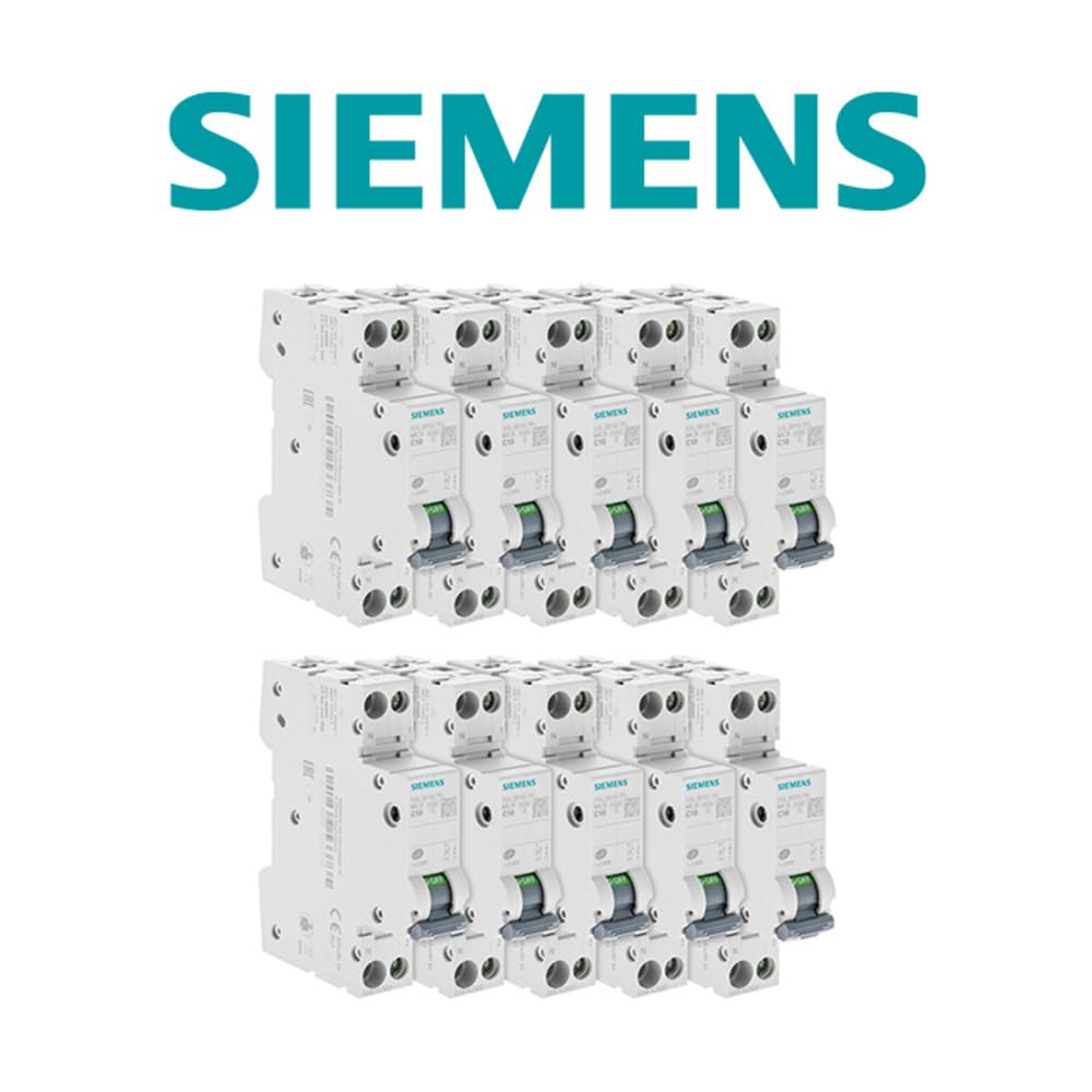 Siemens SENTRON disjoncteur 10A phase neutre lot 10 courbe C